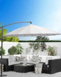 Cantilever parasol 268 cm CALABRIA II Lysegrå