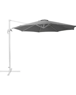 Cantilever parasol 300 cm SAVONA Mørkegrå Grå