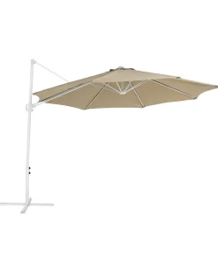 Cantilever parasol 295 cm SAVONA II Brungrå