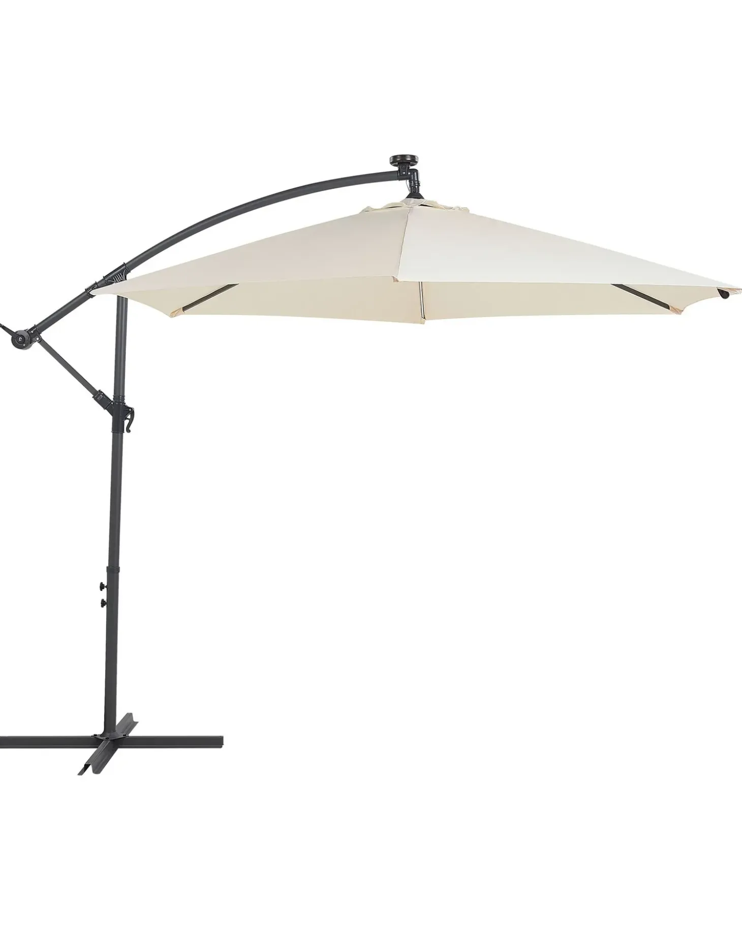 Cantilever parasol LED 285 cm CORVAL Beige