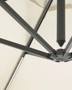 Cantilever parasol LED 285 cm CORVAL Beige