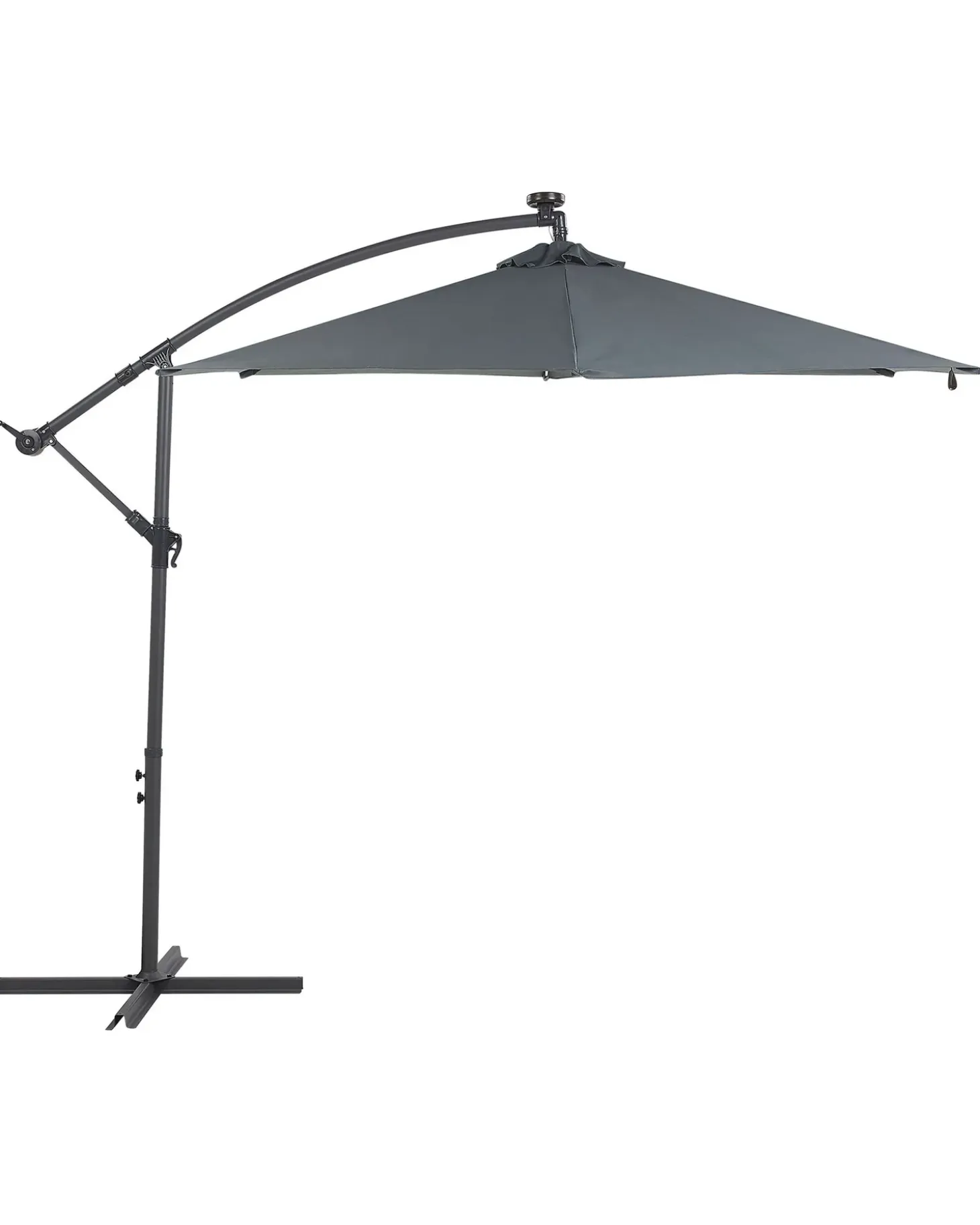 Cantilever parasol LED 285 cm CORVAL Grafit