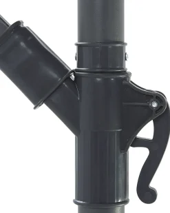 Cantilever parasol LED 285 cm CORVAL Grafit