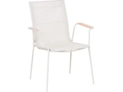 CARAVINO 4 personers Havemøbelsæt Lys Beige Metal