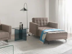 Chaiselong ABERDEEN Brungrå