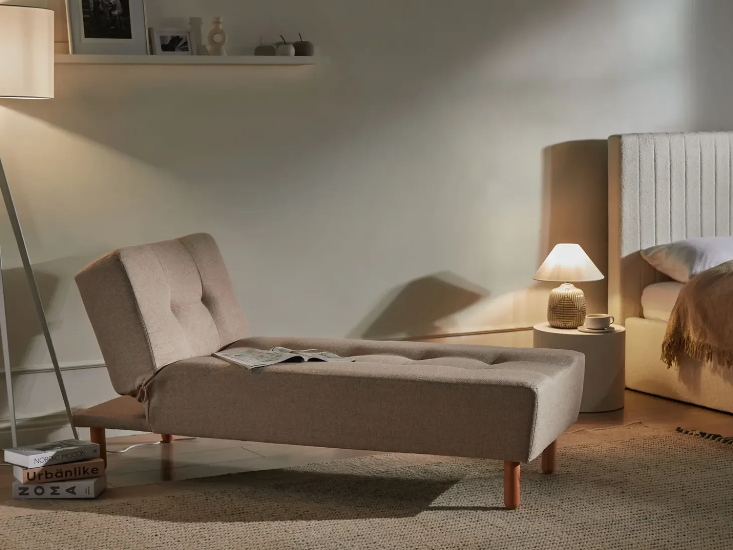 Chaiselong ALSTEN Beige