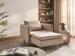 Chaiselong EGERIS Beige