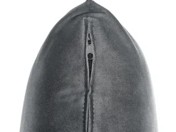 Chaiselong GUERET Velour Grå