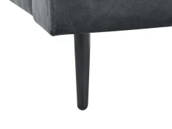 Chaiselong GUERET Velour Grå