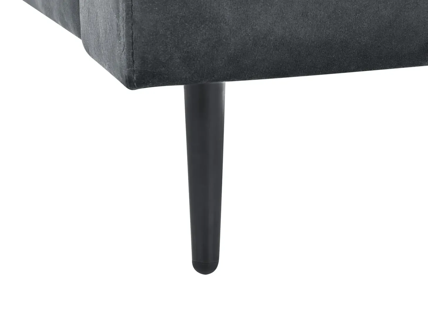 Chaiselong GUERET Velour Grå