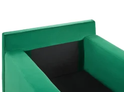 Chaiselong GUERET Velour Grøn