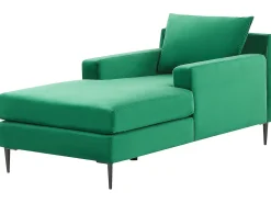 Chaiselong GUERET Velour Grøn