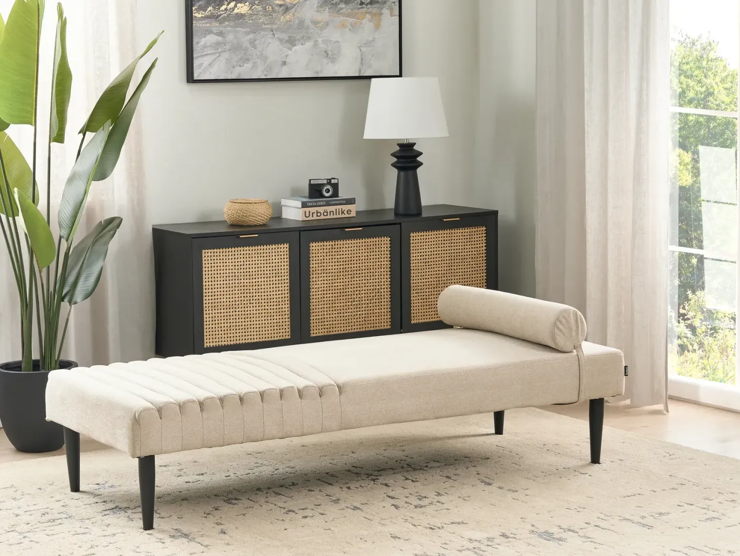 Chaiselong MAURIAC Beige