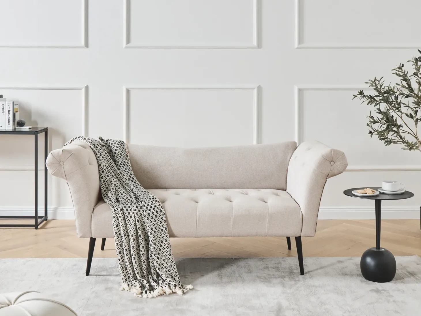 Chaiselong NANTILLY Lys Beige