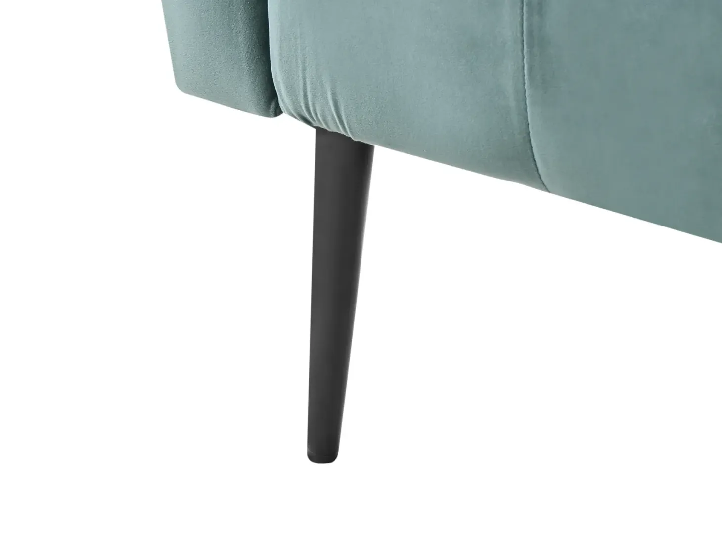Chaiselong NANTILLY Velour Blågrøn