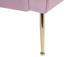 Chaiselong NANTILLY Velour Lysviolet
