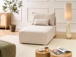 Chaiselong NERBO Boucle Beige
