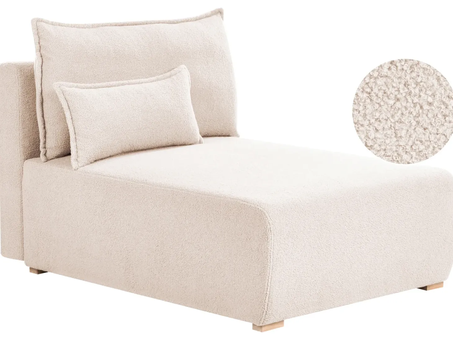 Chaiselong NERBO Boucle Beige