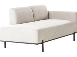 Chaiselong SAVASSE Kunstlinned Lys Beige