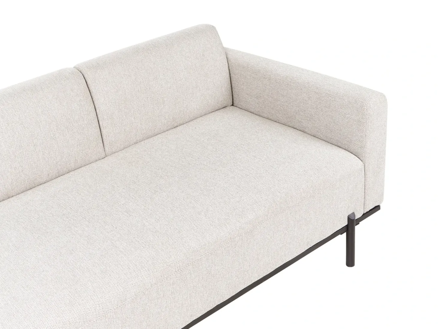 Chaiselong SAVASSE Kunstlinned Lys Beige