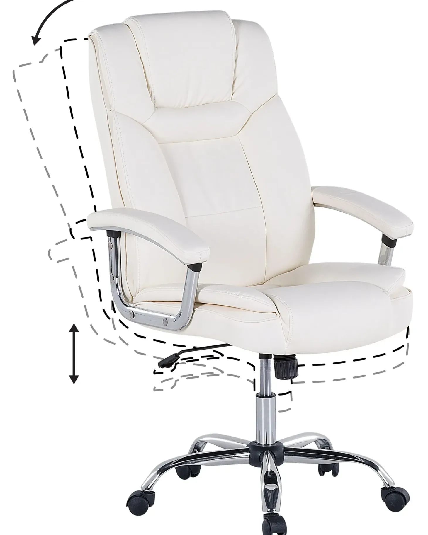 Chefstol ADVANCE Kunstlæder Lys Beige