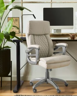 Chefstol GALLANT Kunstlæder Beige