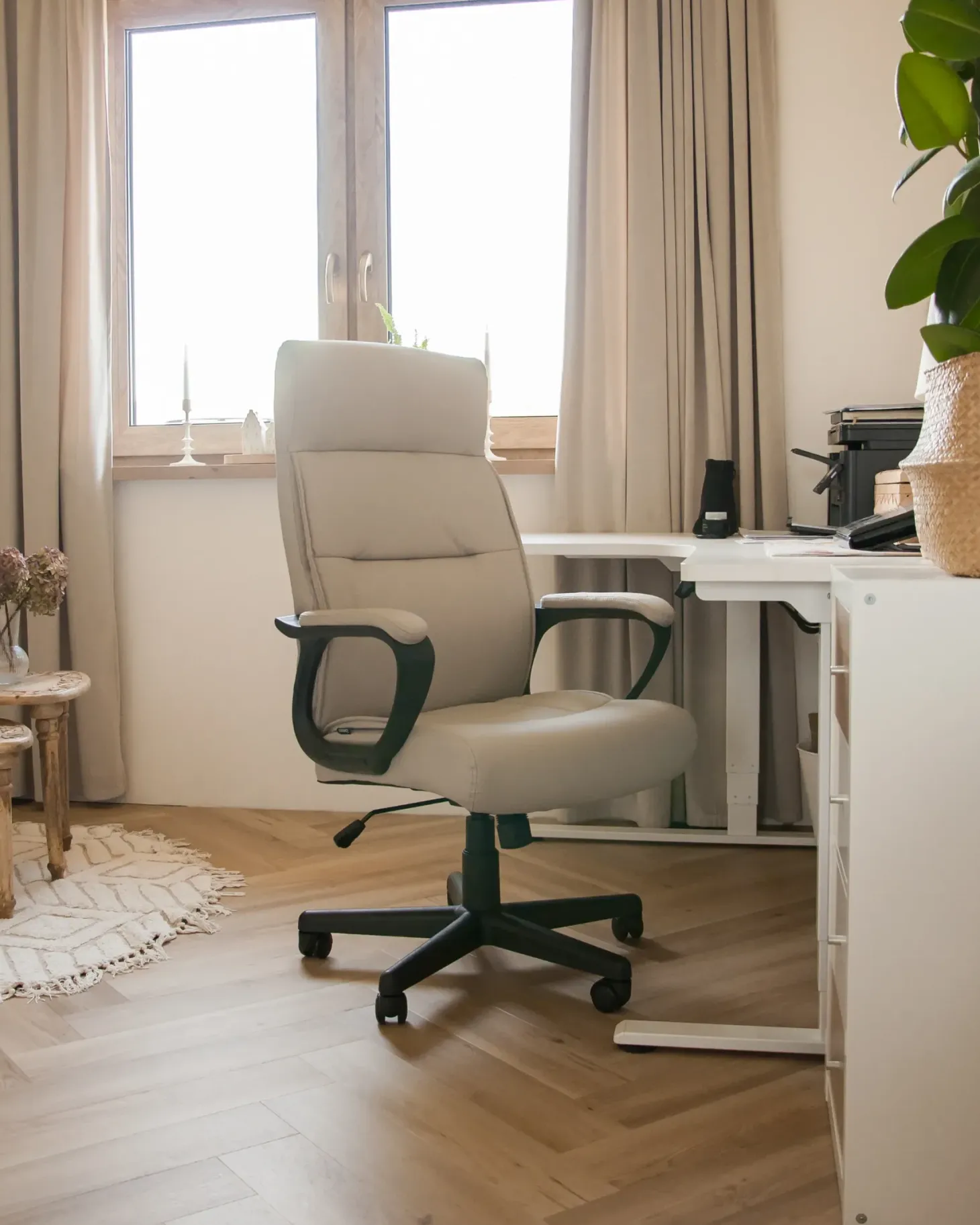 Chefstol GURU Kunstlæder Beige