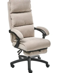 Chefstol Inkl. fodstøtte EATON Chenille Beige