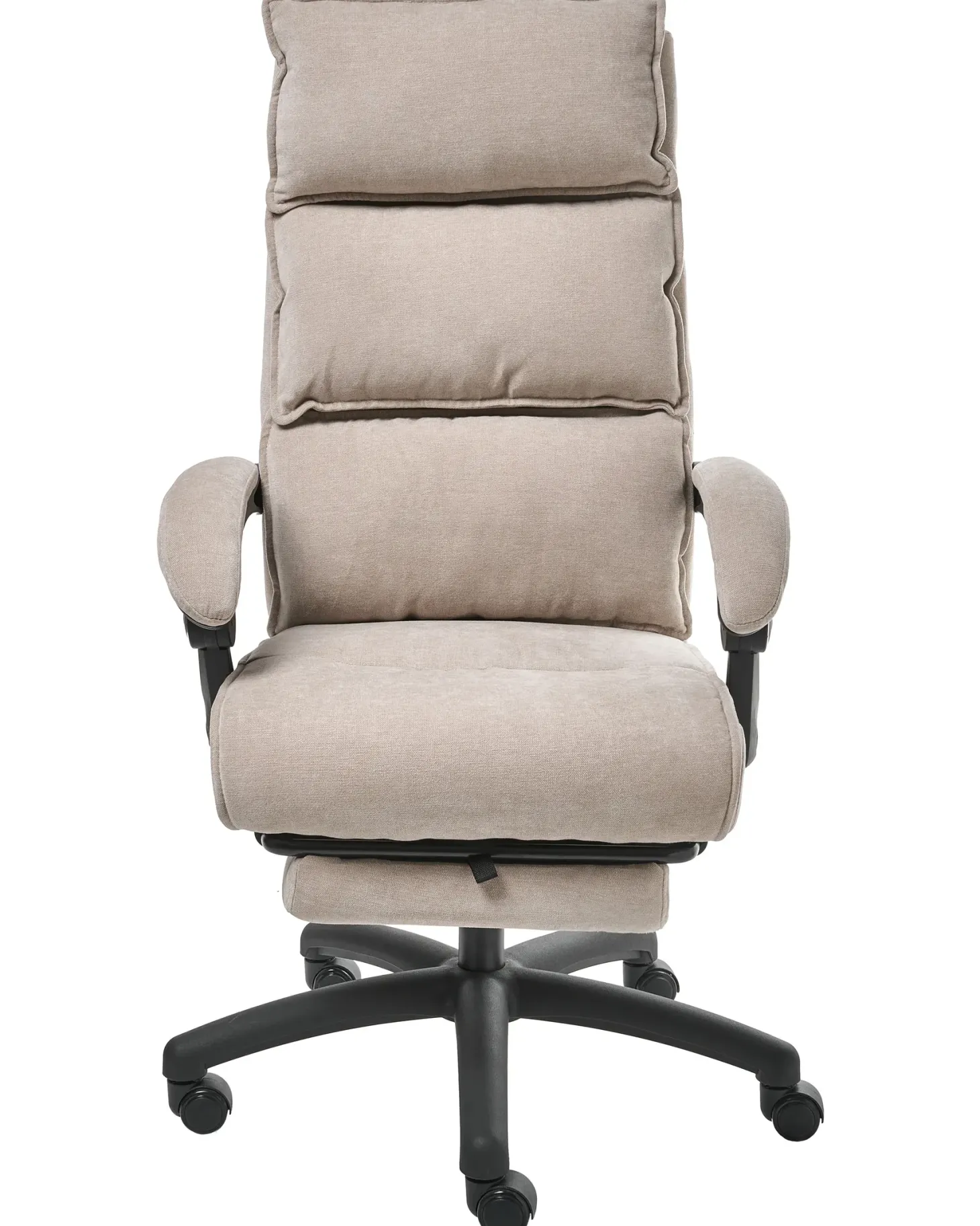 Chefstol Inkl. fodstøtte EATON Chenille Beige