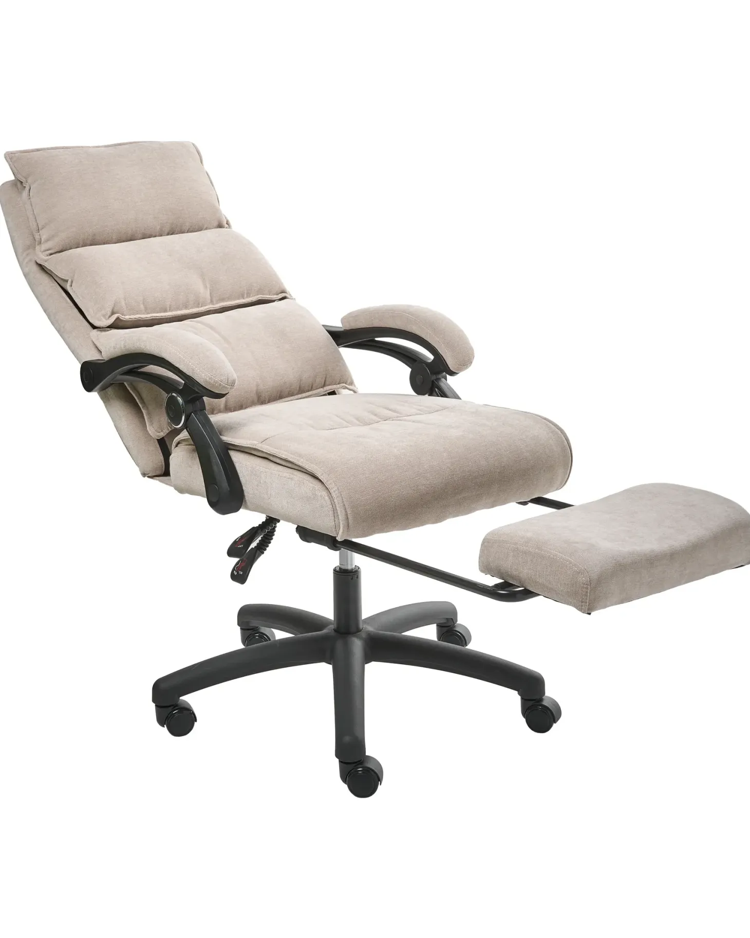 Chefstol Inkl. fodstøtte EATON Chenille Beige