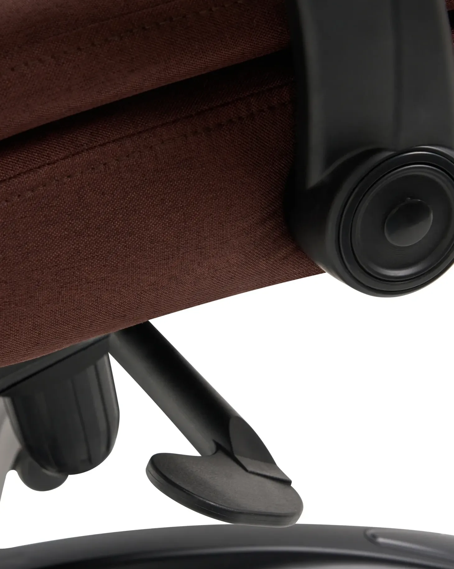 Chefstol MAGNUS Hør Brun