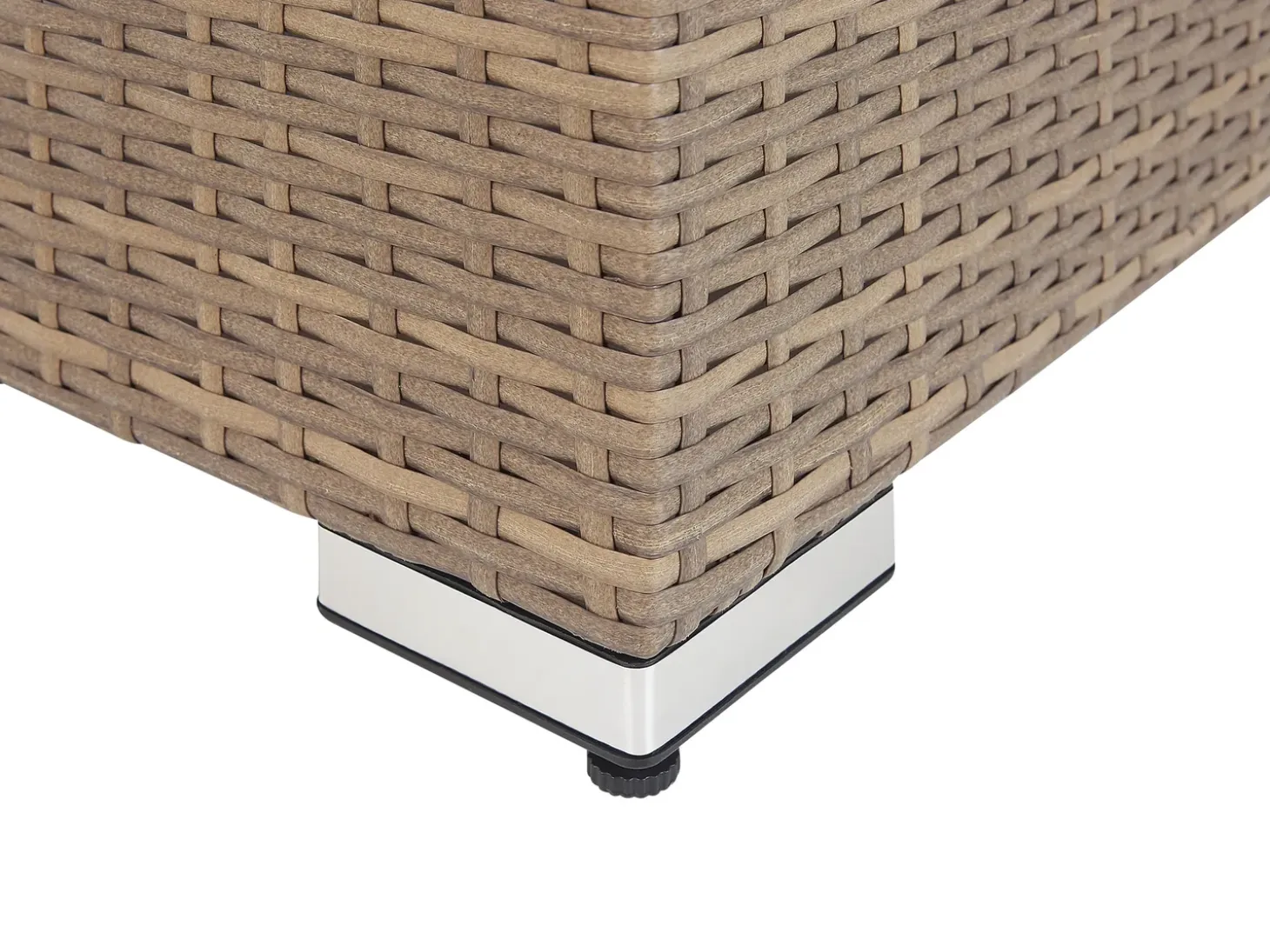COCCOLIA 5 personers Loungesæt med bord Beige PE-rattan