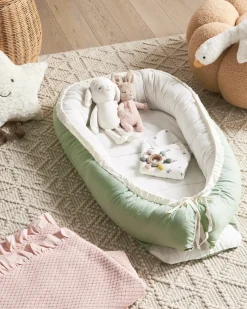 Cocoon babynest EREB Bomuld Lysegrøn