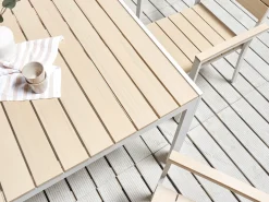 COMO 6 personers Havemøbelsæt Beige