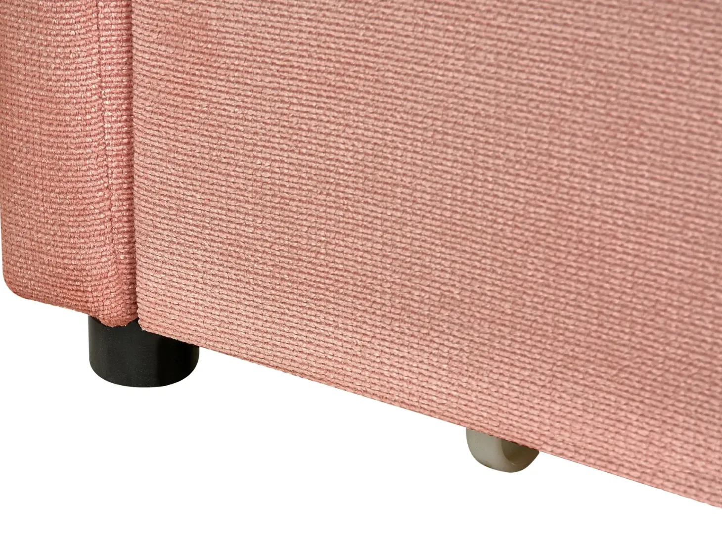Daybed med opbevaring VITTEL 90 x 200 cm Lyserød