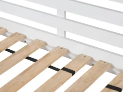 Daybed Træ THEZA 90 x 200 cm Hvid