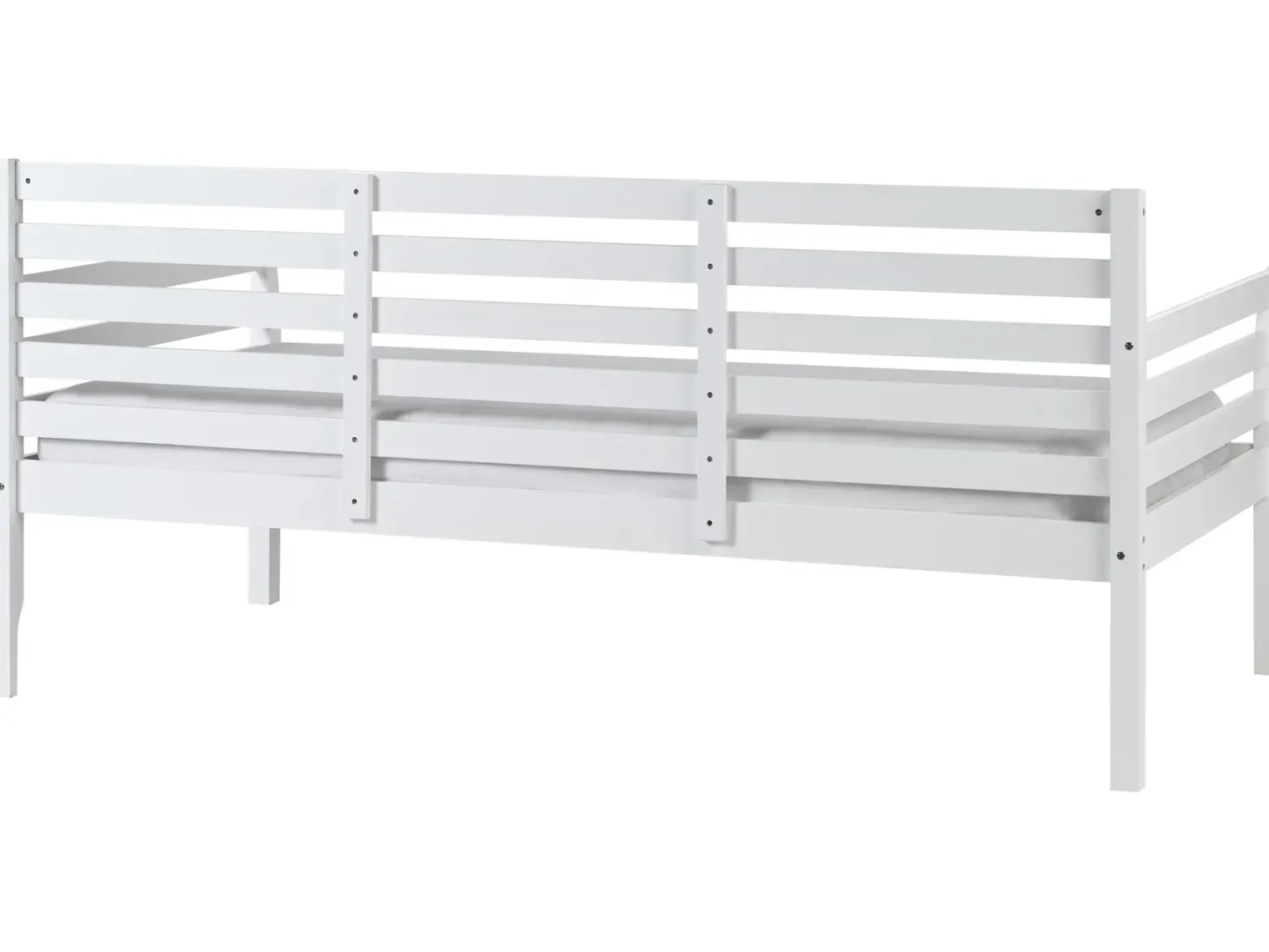 Daybed Træ THEZA 90 x 200 cm Hvid