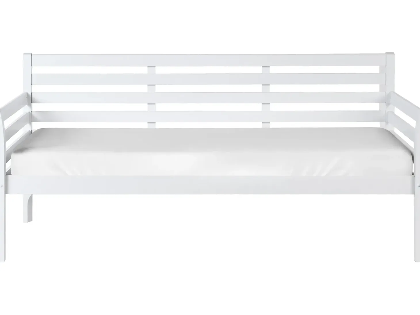 Daybed Træ THEZA 90 x 200 cm Hvid