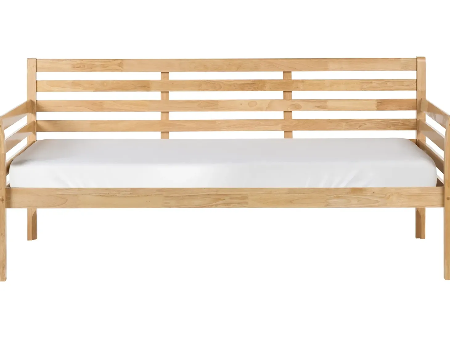 Daybed Træ THEZA 90 x 200 cm Naturlig