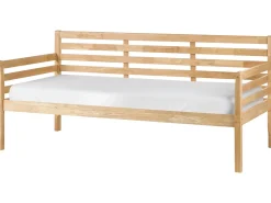 Daybed Træ THEZA 90 x 200 cm Naturlig