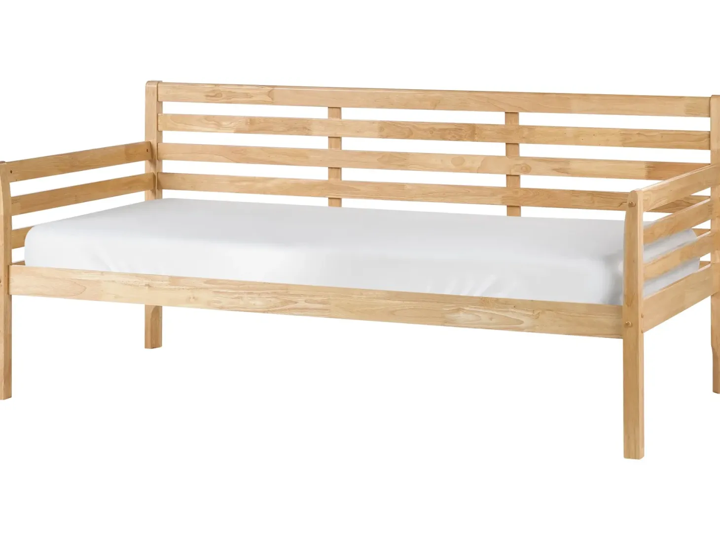 Daybed Træ THEZA 90 x 200 cm Naturlig