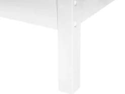Daybed Træ TRICOT 90 x 200 cm Hvid