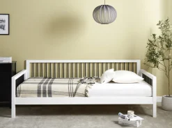 Daybed Træ TRICOT 90 x 200 cm Hvid