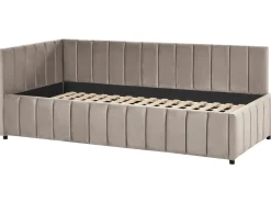 Daybed Velour LISIEUX 90 x 200 cm Brungrå