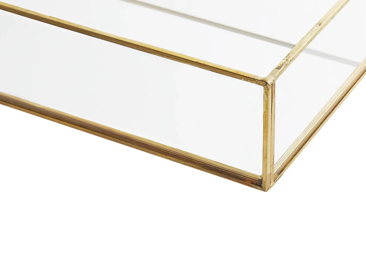 Dekorativ bakke GRENOBLE Glas Guld