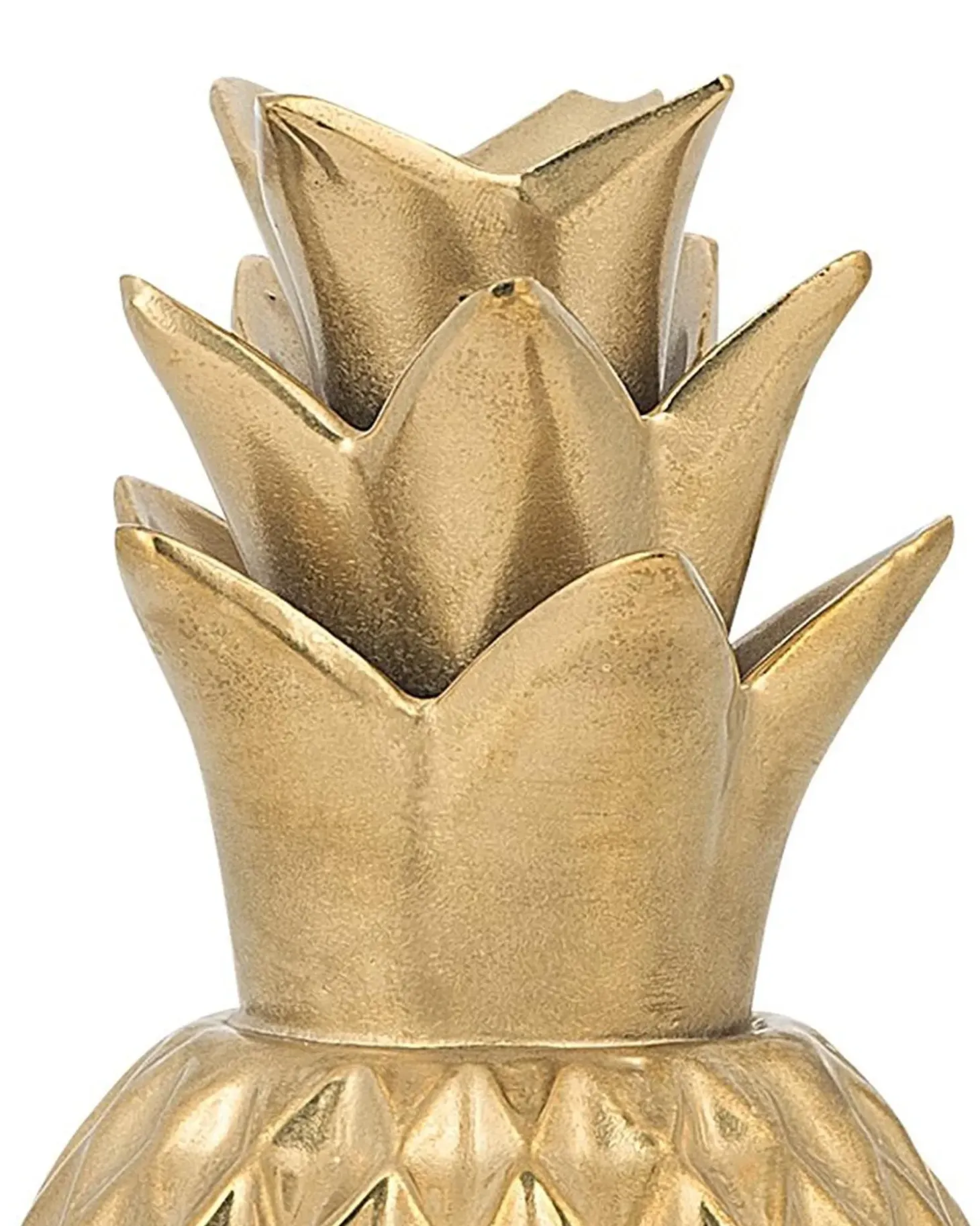 Dekorativ figur Ananas TYANA Keramik Guld