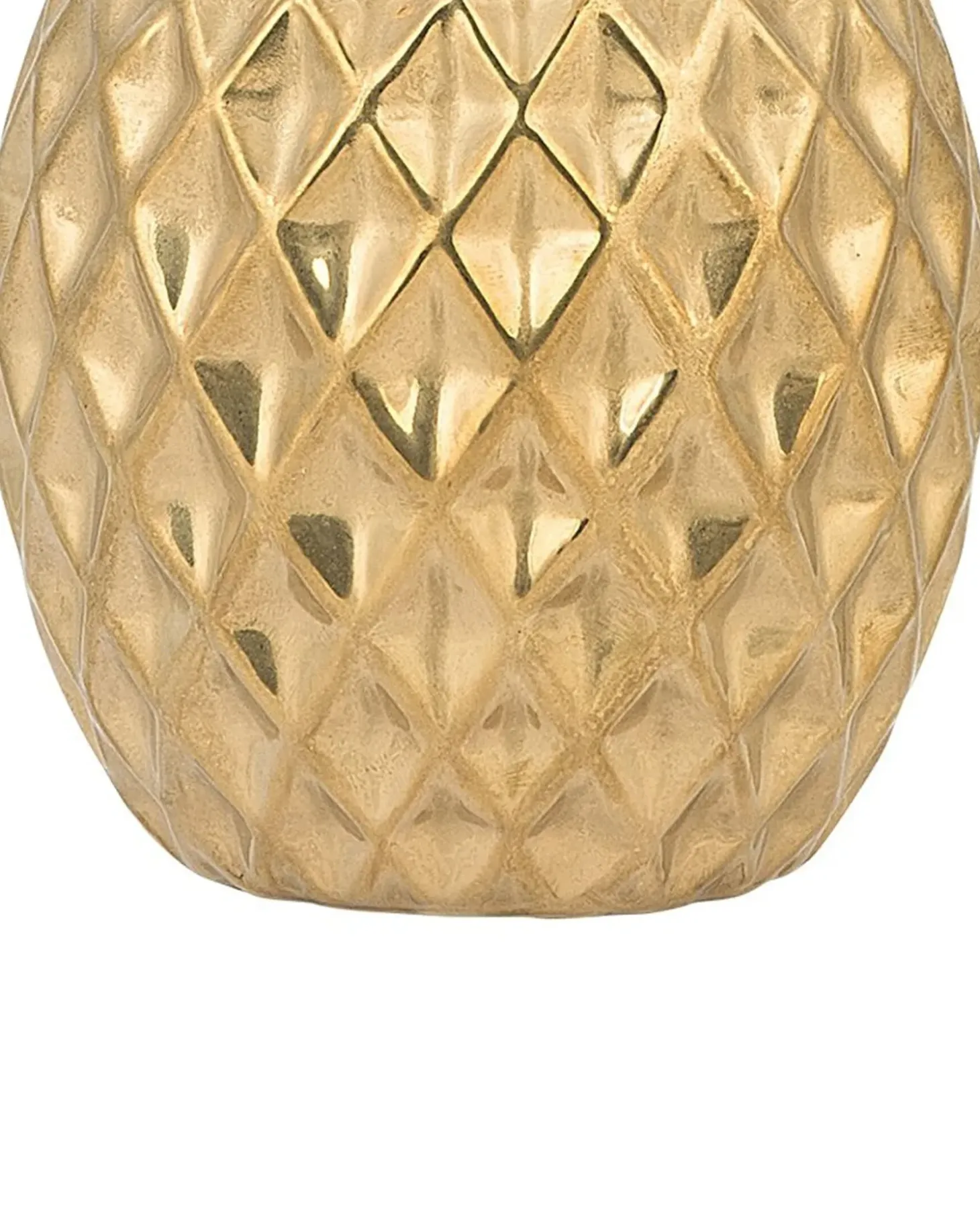 Dekorativ figur Ananas TYANA Keramik Guld