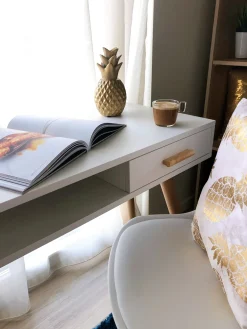 Dekorativ figur Ananas TYANA Keramik Guld