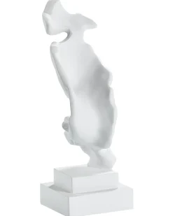 Dekorativ figur Ansigt RAAHE Hvid