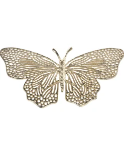 Dekorativ figur Sommerfugl MADIUN Metal Guld